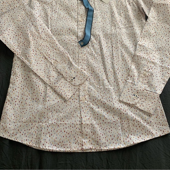 BNWT ZARA MAN | MULTI COLOR BUTTON DOWN DRESS SHIRT TOP LONG SLEEVE M - Picture 4 of 15